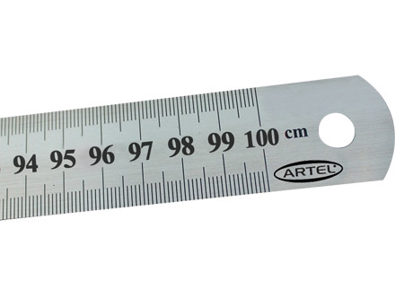  REGLA METALICA 100CM. ARTEL 