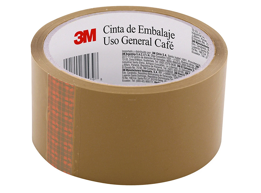  CINTA EMBALAJE CAFE 48 X 40 MT 3M REF-301 