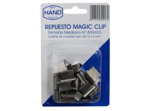  CLIPS MAGICOS METALICOS X 48 UN 13 MM HAND 