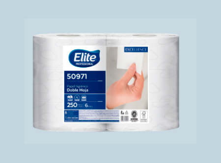  PAPEL HIG.  6 ROLLOS 250 MT. EXCELLENCE H/D ELITE 