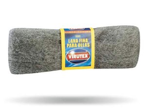  LANA DE OLLA ACERO GRANDE FINA VIRUTEX 