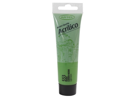  PINTURA ACRILICA  35 CC VERDE CADMIO MEDIO ARTEL 