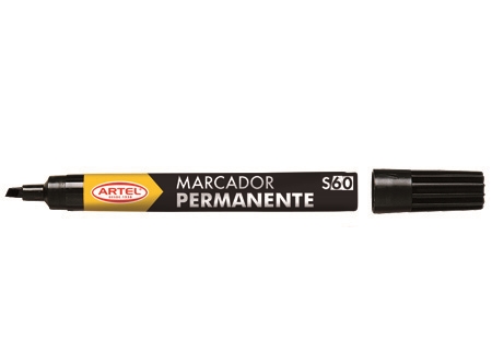  MARCADOR PERMAN.NEGRO P.BISEL. ARTEL 60 