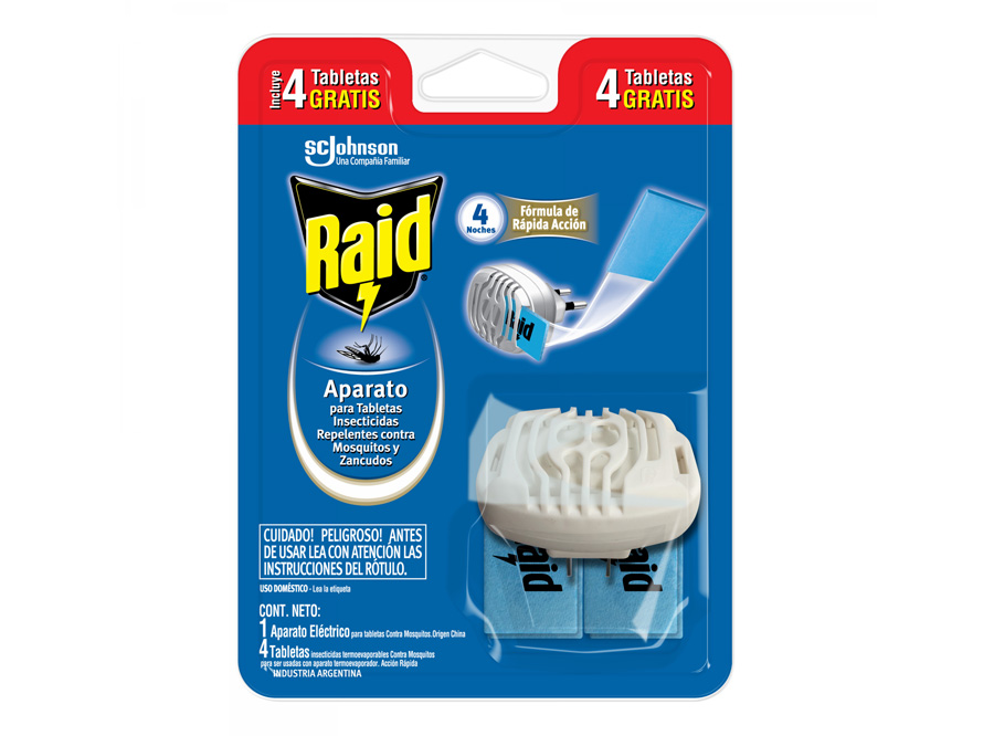  INSECTICIDA ELECT.RAID M/ZANCUDOS FULL BLISTER 