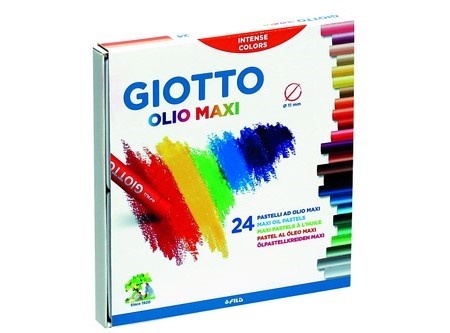  LAPIZ PASTEL 24 COL. GIOTTO AL OLEO 