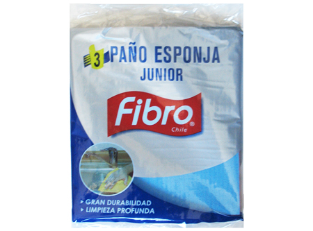  PANO ABSORB/ESPONJA X 6 UN 18 X 17 VIRUTEX AMARILL 