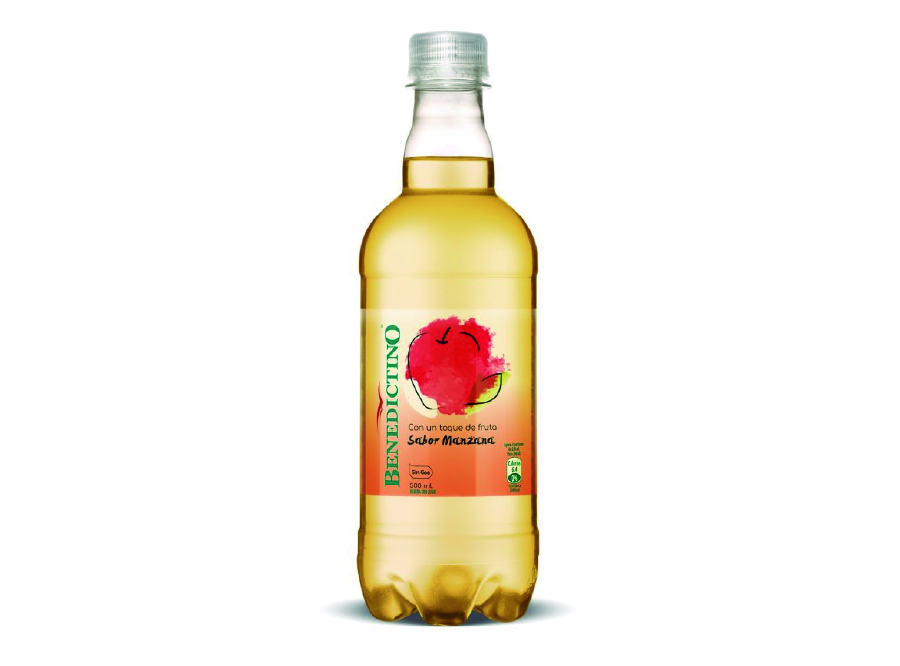  AGUA FRUTAL BENEDICTINO 500 ML. MANZANA 
