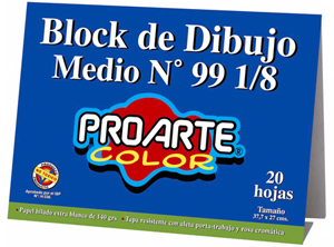  BLOCK DIBUJO  99 1/8 20 HJ PROARTE 