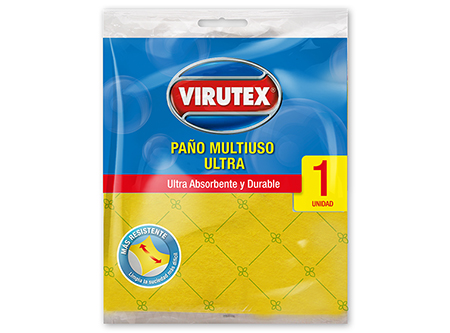  PANO MULTIUSO X 1 UN. 18 X 17 VIRUTEX AMARILLO 