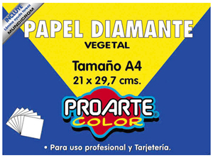  CARPETA ESC. P.DIAMANTE 50 HJ A4 PROARTE 