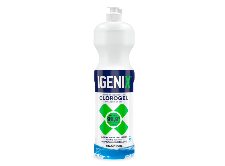  CLORO GEL  900 ML. IGENIX TRADICIONAL 