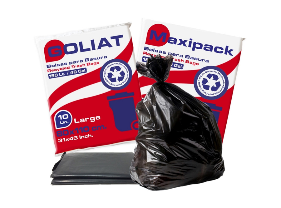  BOLSA BASURA   80 X 110 PQ X 10 UN. GOLIAT 26 MC 