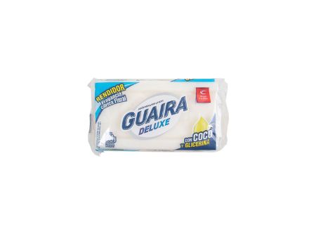  JABON BARRA ROPA 130 GR. GUAIRA DELUXE BLANCO 