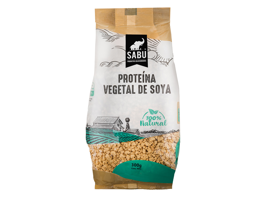  PROTEINA VEGETAL DE SOYA  300 GR SABU 
