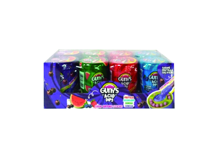  GOMITA GUNYS ACID DIPS 98 GR X 8 UNID 