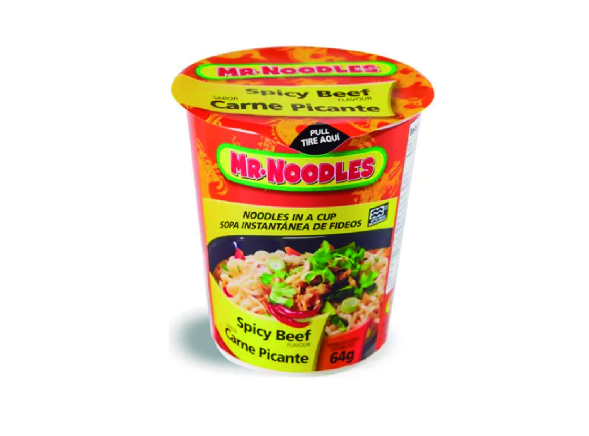  SOPA INST. 64 GR SABOR CARNE PICANTE MR. NOODLERS 