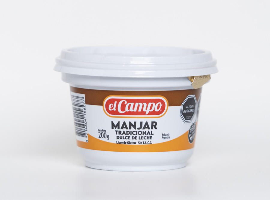  MANJAR TRADICIONAL DULCE DE LECHE 200 GR EL CAMPO 