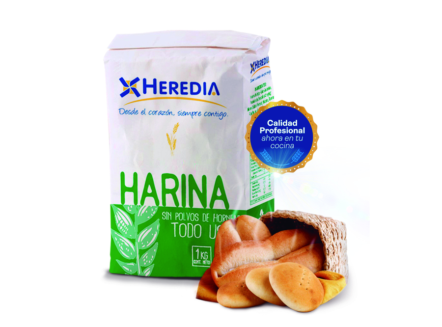  HARINA 1 KG S/POLVO HEREDIA TODO USO 