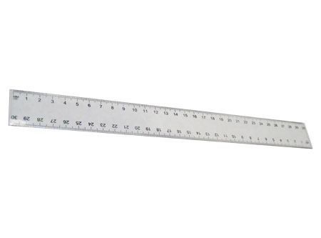  REGLA PLASTICA 30 CM. TRANSP. LATINA 