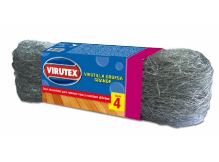  VIRUTILLA P/PISO No.4 VIRUTEX GRANDE GRUESA 