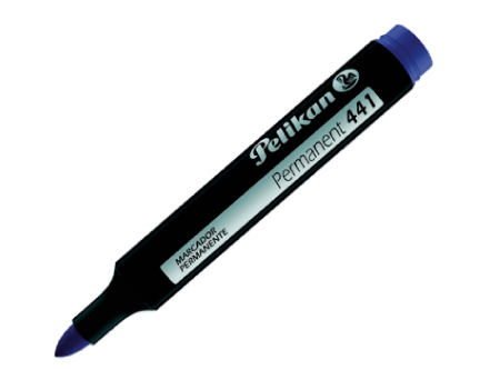  MARCADOR PERMAN.441 PELIKAN AZUL P.REDONDA 