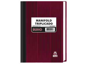  LIBRETA MANIFOLD TRIPLICADA 50 HJ.BUHO 157 