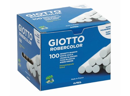  TIZA BLANCA 100 UN. GIOTTO 