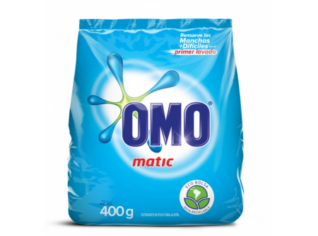  DETERGENTE POLVO  400 GR. OMO MATIC 