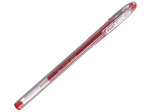  BOLIGRAFO GEL 0.7 ROJO RECARGABLE G-1 PILOT 