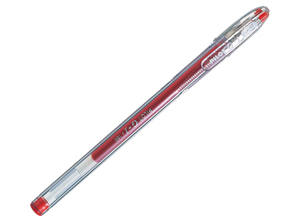  BOLIGRAFO GEL 0.5 ROJO RECARGABLE G-1 PILOT 