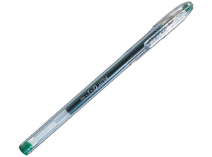  BOLIGRAFO GEL 0.5 VERDE RECARGABLE G-1 PILOT 