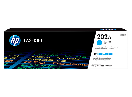  TONER HP (202A) CYAN LASERJET PRO M254DW/MFP281FDW 