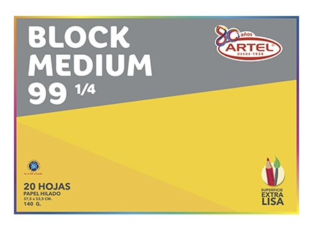  BLOCK DIBUJO  99 1/4 20 HJ ARTEL 