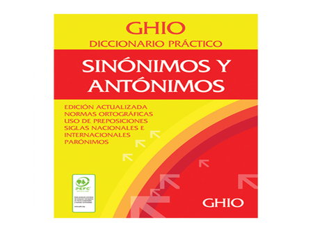  DICCIONARIO SINONIMOS Y ANTONIMOS GHIO D. 