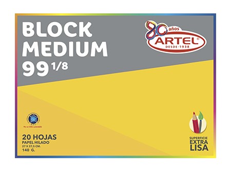  BLOCK DIBUJO  99 1/8 20 HJ ARTEL 