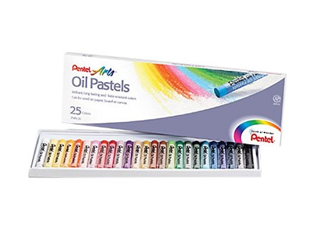  LAPIZ PASTEL 25 COL. PENTEL 