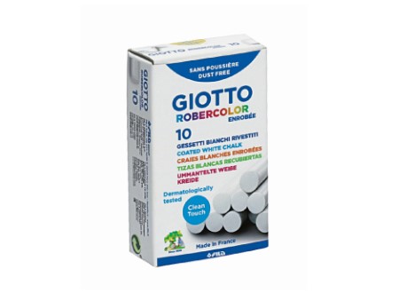  TIZA BLANCA  10 UN. GIOTTO BLANCA ENROBEE 