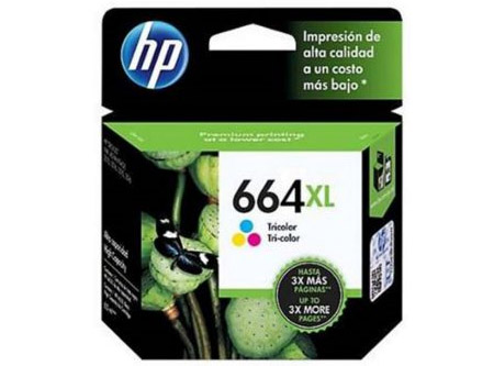  CARTRIDGE HP (664XL) TRI COLOR 2135/2835 330 PAG. 