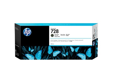  CARTRIDGE HP (728) BLACK MATE 300 ML T730/T830 