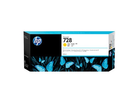  CARTRIDGE HP (728) YELLOW 300 ML T730/T830 