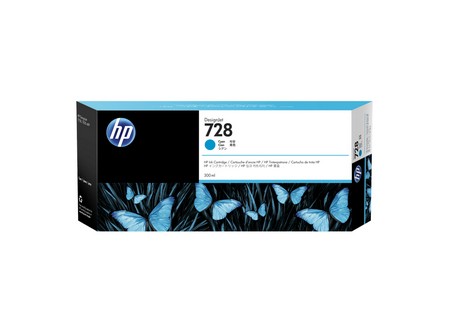  CARTRIDGE HP (728) CYAN 300 ML T730/T830 